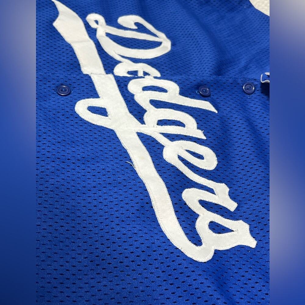 Vintage 90s Majestic MLB Los Angeles Dodgers Diamond Collection Jersey Mens XL - Picture 5 of 9